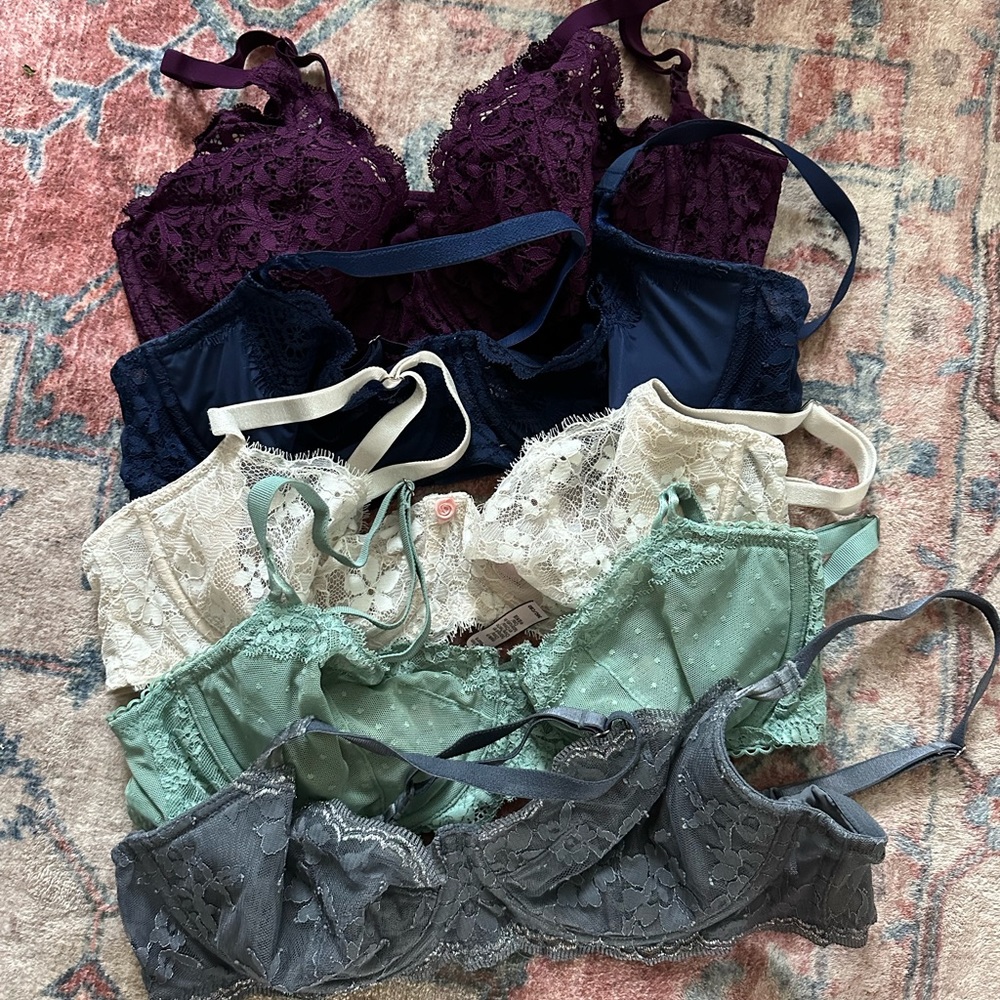 5 pack VS lace bras